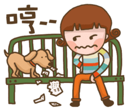 Puppy with me sticker #13146375