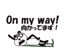 A Panda named Panda Animated sticker #13146838