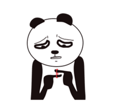 A Panda named Panda Animated sticker #13146847
