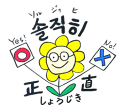 Korean-Japanese sunflower "tommy"~useful sticker #13147240
