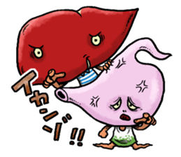 The Internal organs sticker #13147360