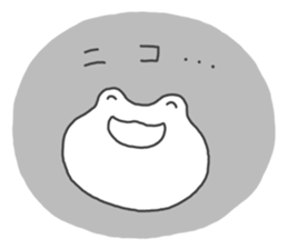 Frog sometimes sick sticker #13147586