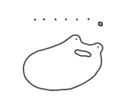 Frog sometimes sick sticker #13147619