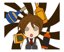 awesome bartender animated sticker #13147840
