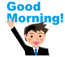 Businessman Stickers in English sticker #13147998