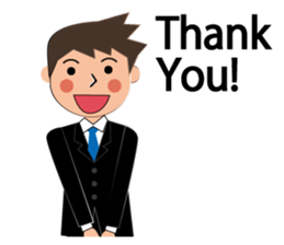 Businessman Stickers in English sticker #13147999