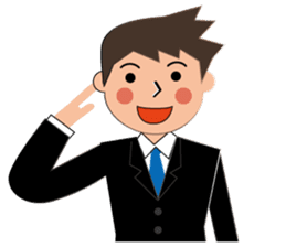 Businessman Stickers in English sticker #13148000