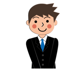 Businessman Stickers in English sticker #13148002