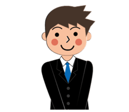 Businessman Stickers in English sticker #13148002