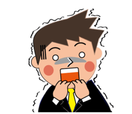 Businessman Stickers in English sticker #13148004