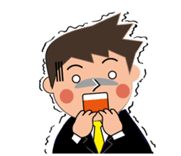 Businessman Stickers in English sticker #13148004