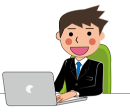Businessman Stickers in English sticker #13148005