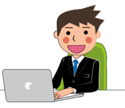 Businessman Stickers in English sticker #13148005