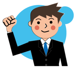 Businessman Stickers in English sticker #13148007