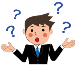 Businessman Stickers in English sticker #13148010