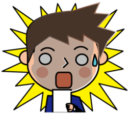 Businessman Stickers in English sticker #13148014