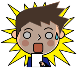 Businessman Stickers in English sticker #13148014