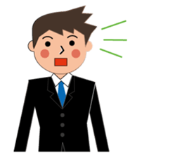 Businessman Stickers in English sticker #13148017