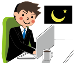 Businessman Stickers in English sticker #13148018