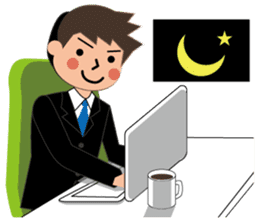 Businessman Stickers in English sticker #13148018