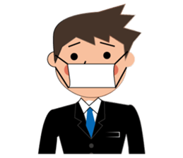 Businessman Stickers in English sticker #13148021