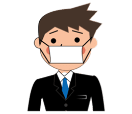 Businessman Stickers in English sticker #13148021