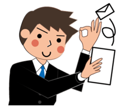 Businessman Stickers in English sticker #13148022