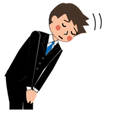 Businessman Stickers in English sticker #13148023