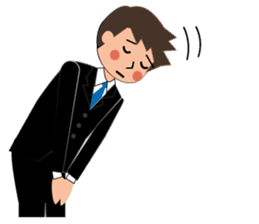 Businessman Stickers in English sticker #13148023