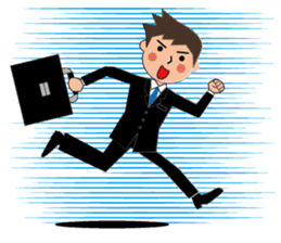 Businessman Stickers in English sticker #13148024