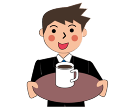 Businessman Stickers in English sticker #13148025