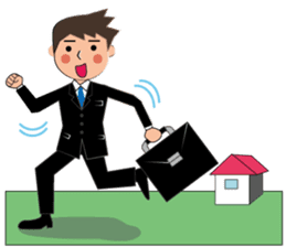 Businessman Stickers in English sticker #13148032