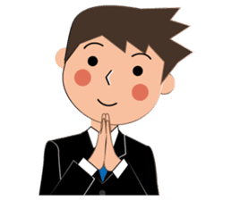 Businessman Stickers in English sticker #13148033