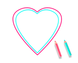 Colored pencil message 1(Japanese) sticker #13148664