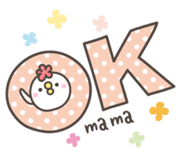 MAMA's basic pack,cute chicken sticker #13149111