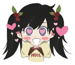 Noel and Noir's Daily Life sticker #13149155