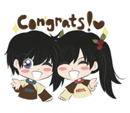 Noel and Noir's Daily Life sticker #13149173