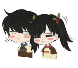 Noel and Noir's Daily Life sticker #13149177
