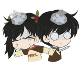 Noel and Noir's Daily Life sticker #13149179