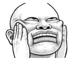 movement! Human skin head3 (overseas) sticker #13149466