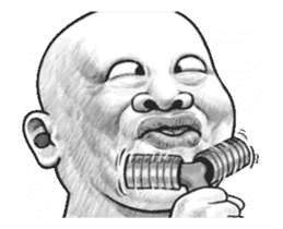 movement! Human skin head3 (overseas) sticker #13149467