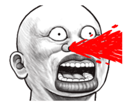 movement! Human skin head3 (overseas) sticker #13149470