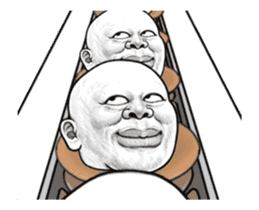 movement! Human skin head3 (overseas) sticker #13149471