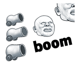 movement! Human skin head3 (overseas) sticker #13149473