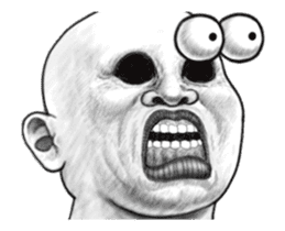 movement! Human skin head3 (overseas) sticker #13149478