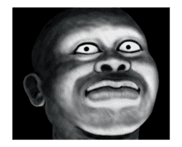 movement! Human skin head3 (overseas) sticker #13149480