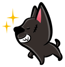 Taiwan black Dog sticker #13149625