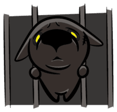 Taiwan black Dog sticker #13149644