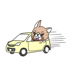 ryukyu dog hana sticker #13149764