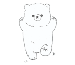 polar bear mochi by kenobi sticker #13150034